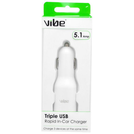 Picture of TRIPLE USB CAR CHARGER